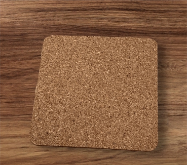 Untersetzer 10cm x 10 cm (Kork)
